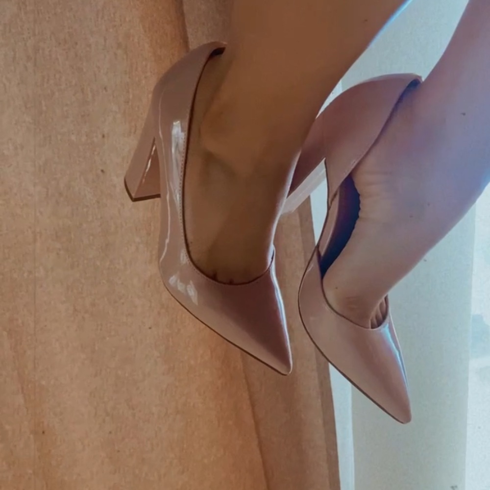 Blush Block Heels New Without Tags - image 2